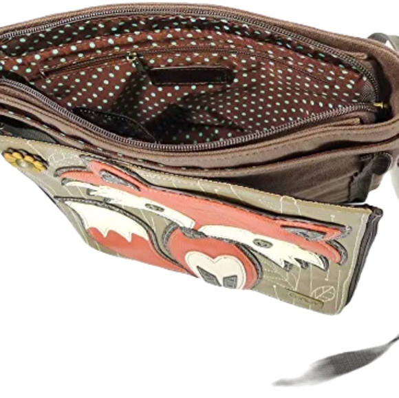 Chala Fox Striped Multifunction Tote - BNWOT - Picture 4 of 5